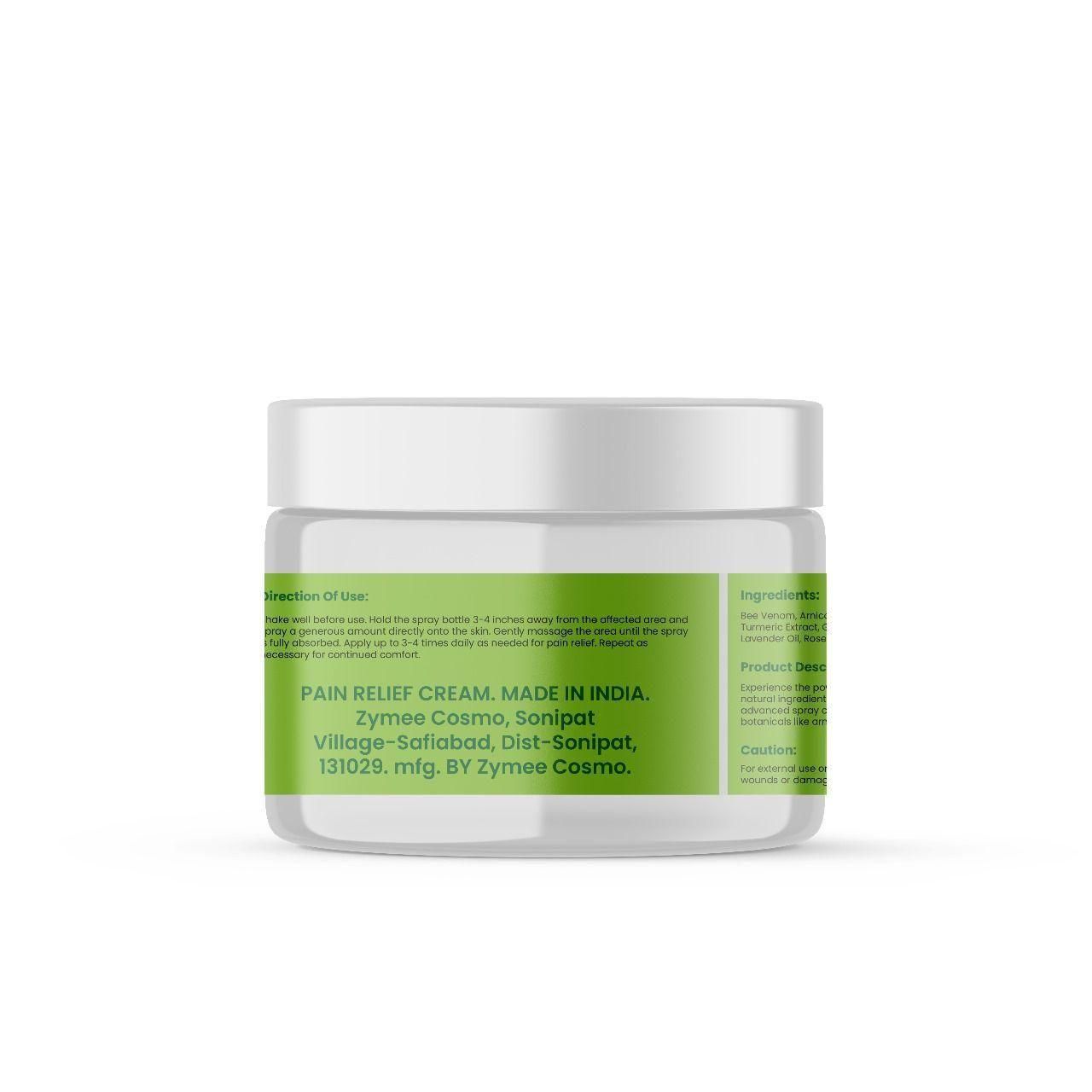 Bee Venom Pain Relief Cream – Fast-Acting Joint & Muscle Support (Pack of 2)