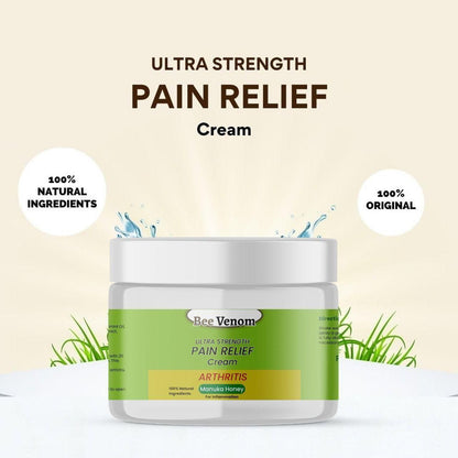 Bee Venom Pain Relief Cream – Fast-Acting Joint & Muscle Support (Pack of 2)